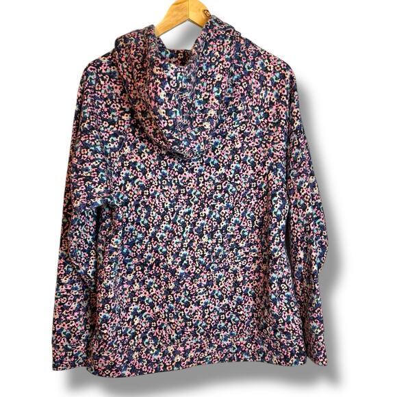 Gola x Anthropologie Hooded Sweatshirt Top Pullover Floral Printed Small - Picture 3 of 10